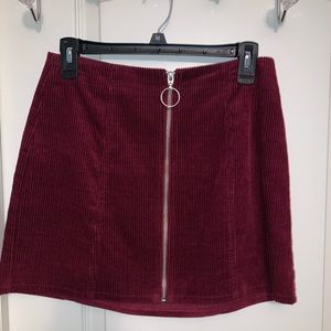 Maroon Skirt